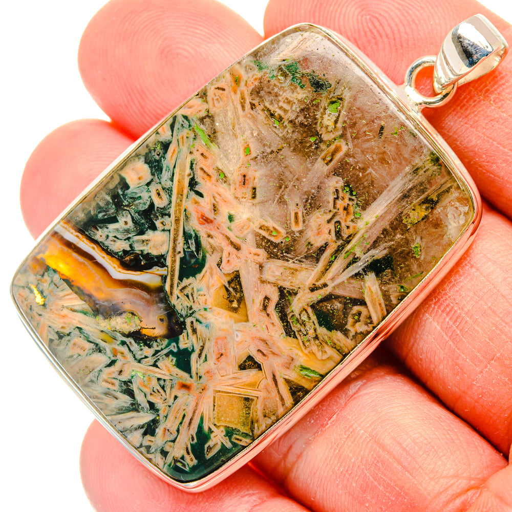 Turkish Tube Agate Pendants handcrafted by Anasilvercos - PD28440