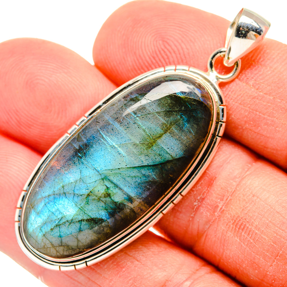 Labradorite Pendants handcrafted by Anasilvercos - PD28451