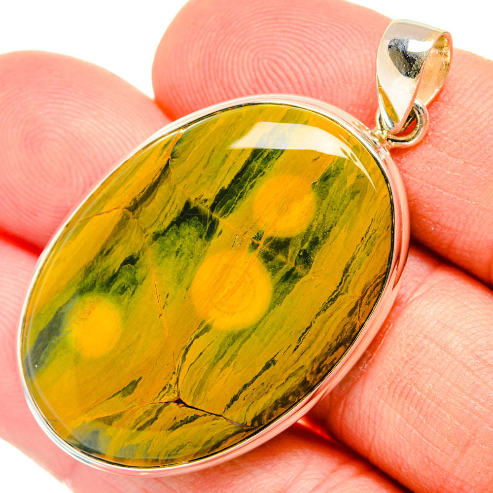 Ocean Jasper Pendants handcrafted by Anasilvercos - PD28478