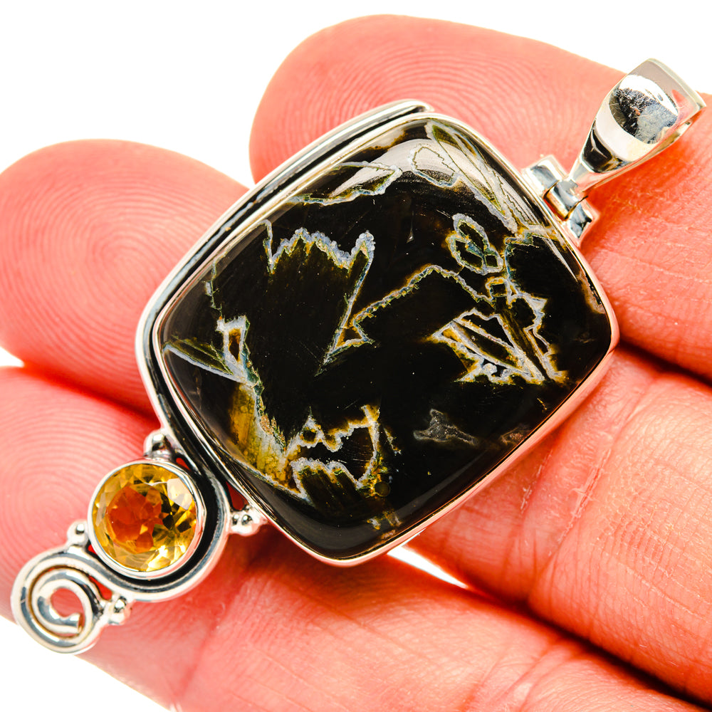 Turkish Tube Agate Pendants handcrafted by Anasilvercos - PD28484