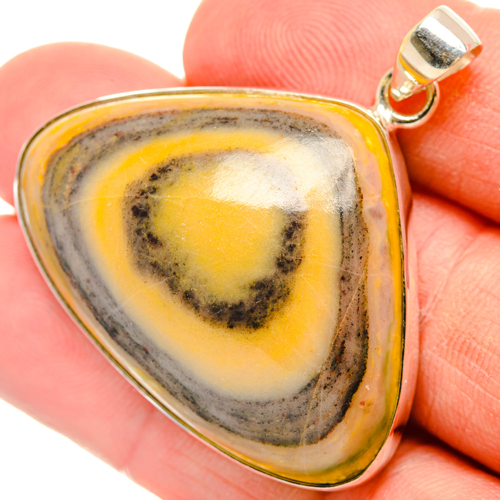 Bumble Bee Jasper Pendants handcrafted by Anasilvercos - PD28492