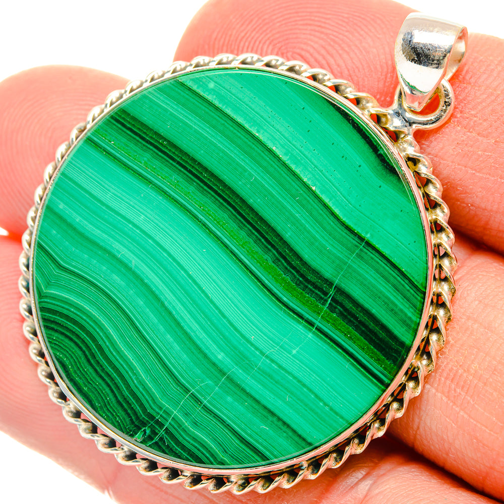 Malachite Pendants handcrafted by Anasilvercos - PD28499