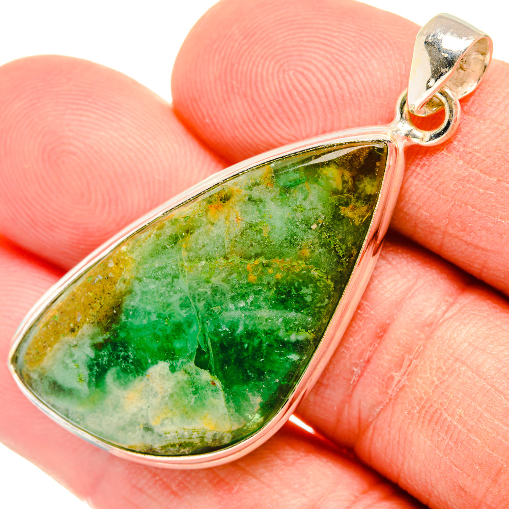 Peruvian Opal Pendants handcrafted by Anasilvercos - PD28511