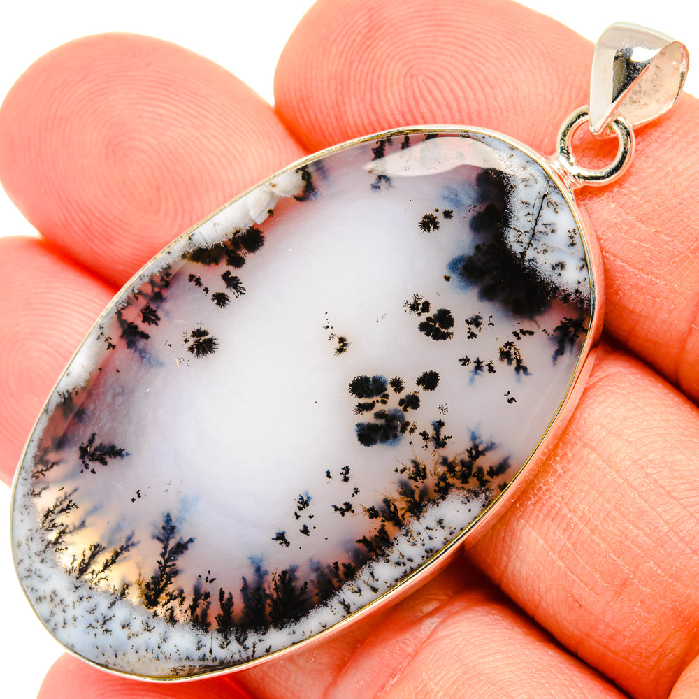 Dendritic Opal Pendants handcrafted by Anasilvercos - PD28536