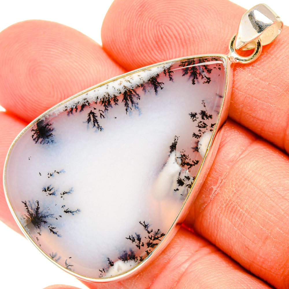 Dendritic Opal Pendants handcrafted by Anasilvercos - PD28541