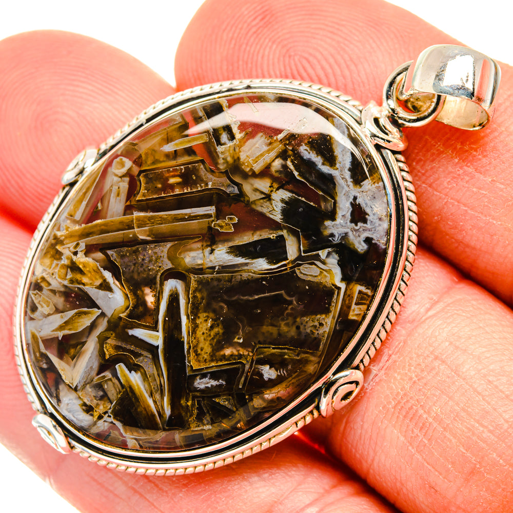 Turkish Tube Agate Pendants handcrafted by Anasilvercos - PD28543