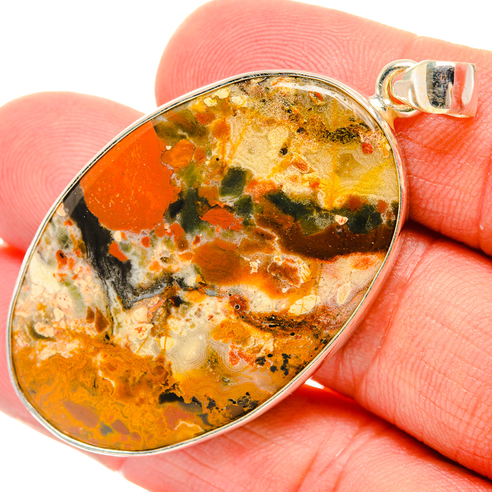 Ocean Jasper Pendants handcrafted by Anasilvercos - PD28589