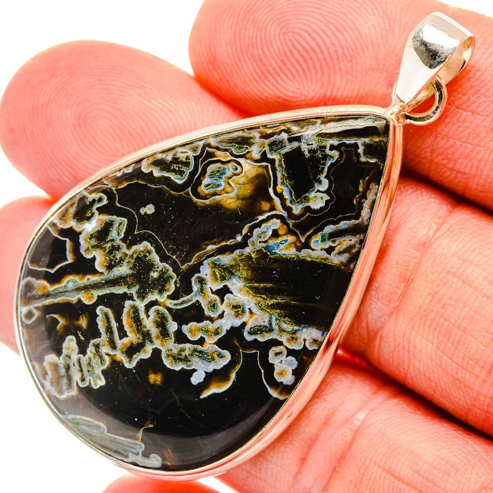 Turkish Tube Agate Pendants handcrafted by Anasilvercos - PD28600