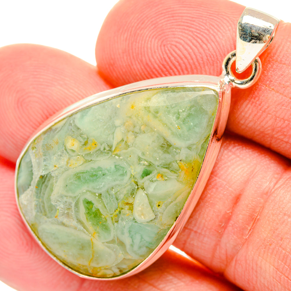 Peruvian Opal Pendants handcrafted by Anasilvercos - PD28607