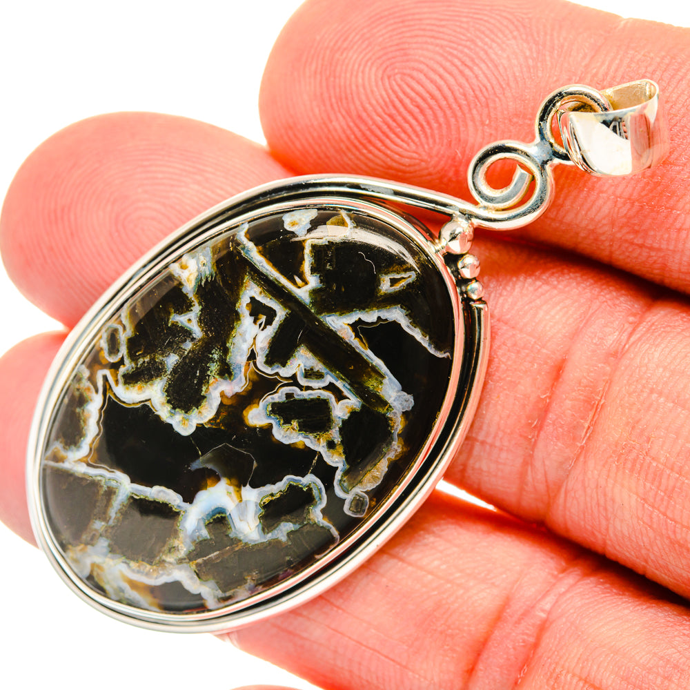 Turkish Tube Agate Pendants handcrafted by Anasilvercos - PD28610