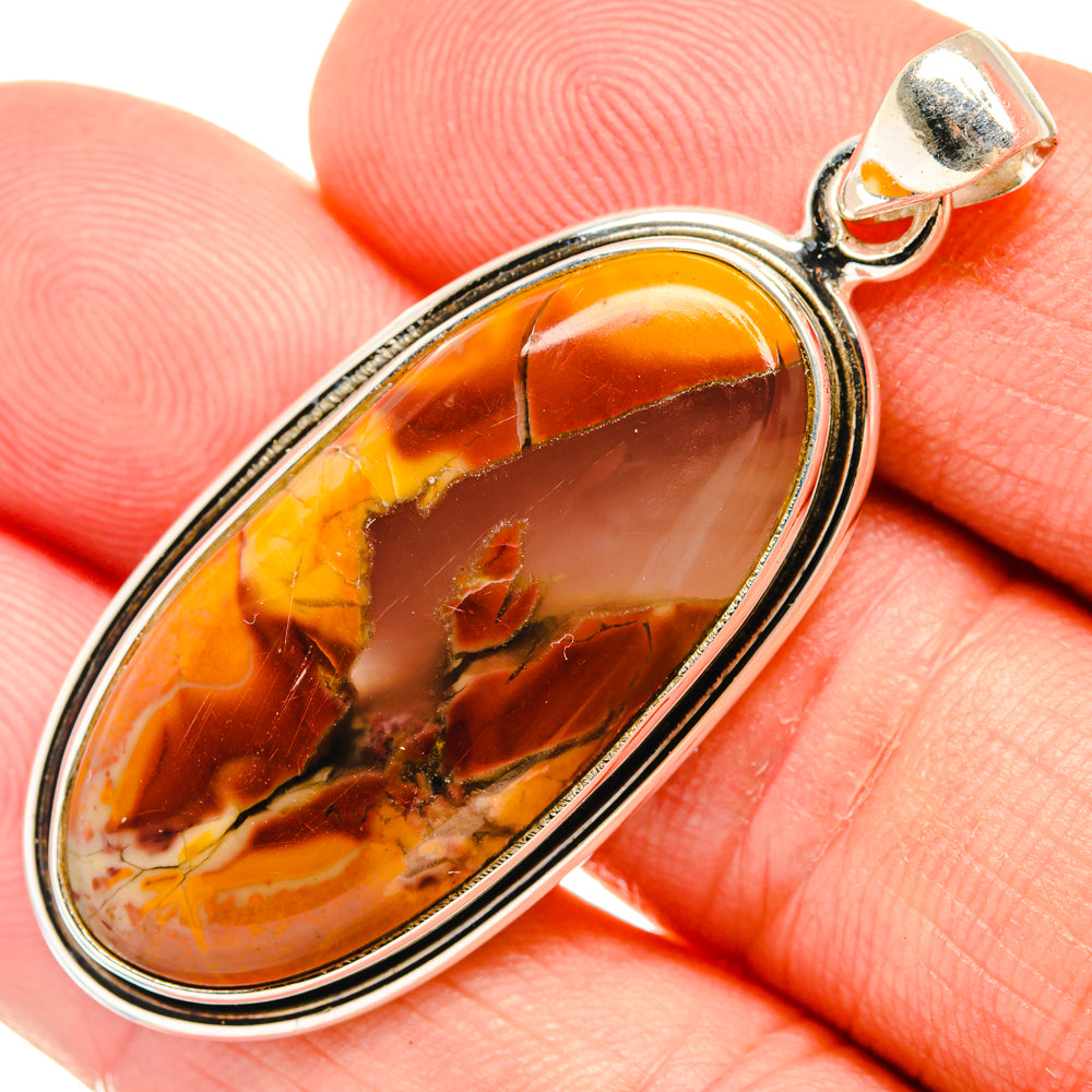 Brecciated Mookaite Pendants handcrafted by Anasilvercos - PD28616