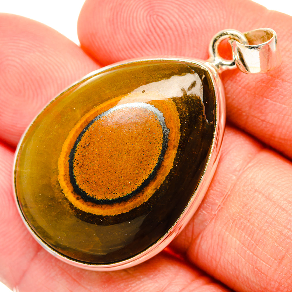 Tiger Iron Pendants handcrafted by Anasilvercos - PD28629