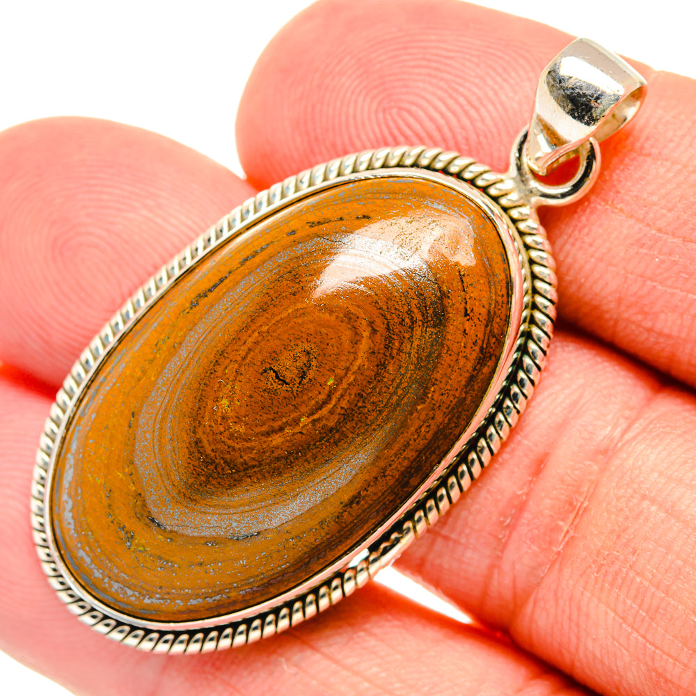 Tiger Iron Pendants handcrafted by Anasilvercos - PD28630