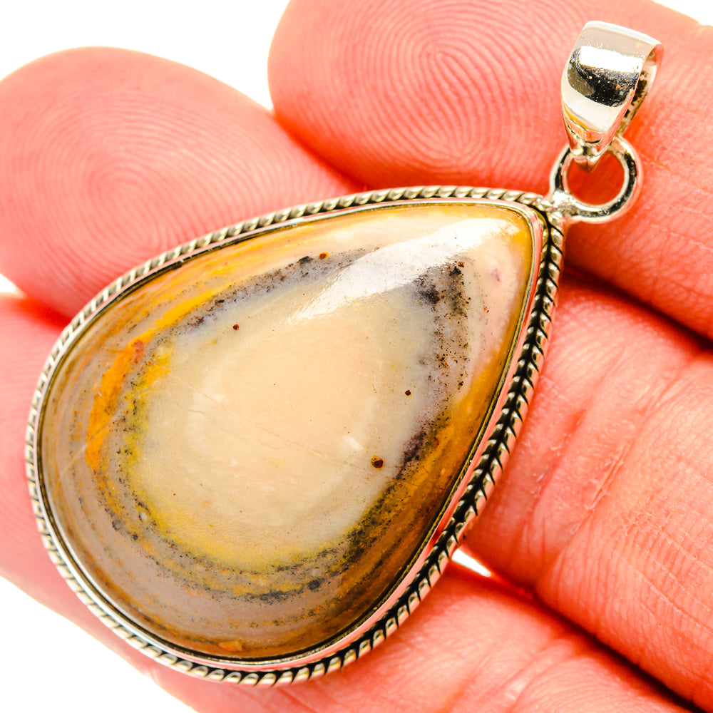 Bumble Bee Jasper Pendants handcrafted by Anasilvercos - PD28636