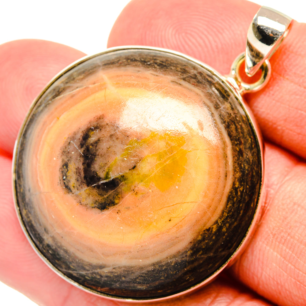 Bumble Bee Jasper Pendants handcrafted by Anasilvercos - PD28640