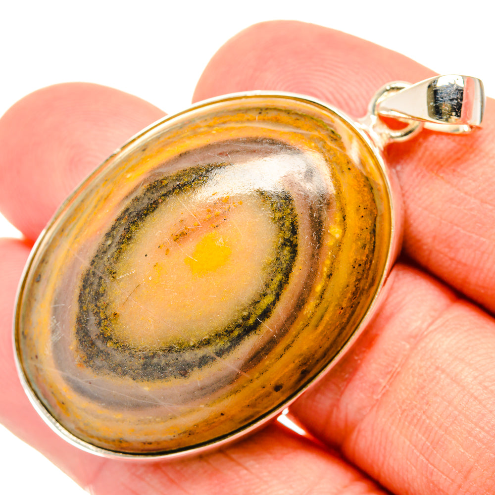 Bumble Bee Jasper Pendants handcrafted by Anasilvercos - PD28647