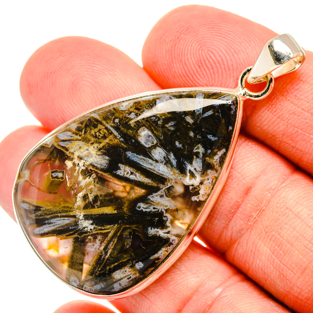 Turkish Tube Agate Pendants handcrafted by Anasilvercos - PD28669
