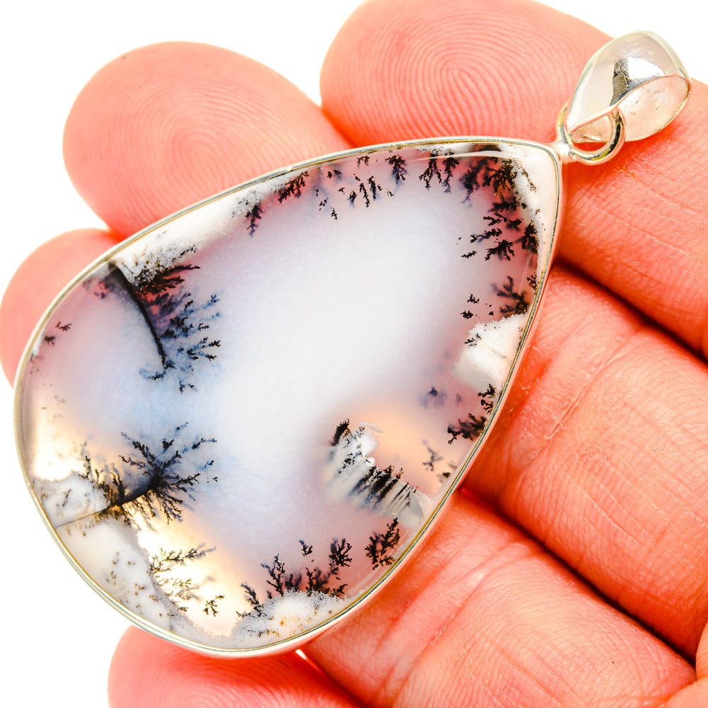 Dendritic Opal Pendants handcrafted by Anasilvercos - PD28673