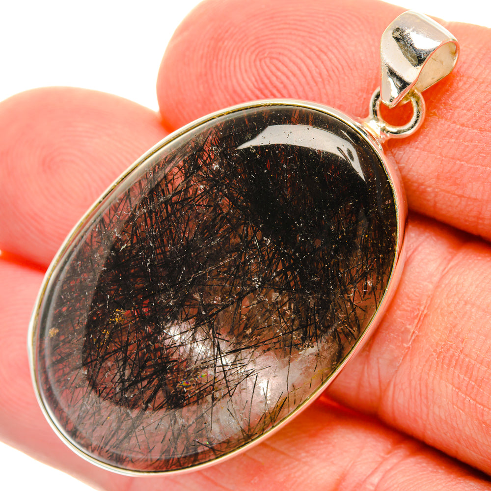 Tourmalinated Quartz Pendants handcrafted by Anasilvercos - PD28675