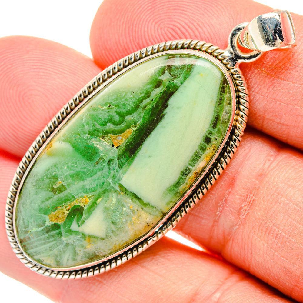 Peruvian Opal Pendants handcrafted by Anasilvercos - PD28708