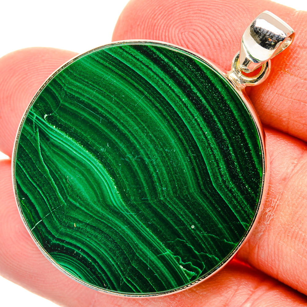 Malachite Pendants handcrafted by Anasilvercos - PD28713