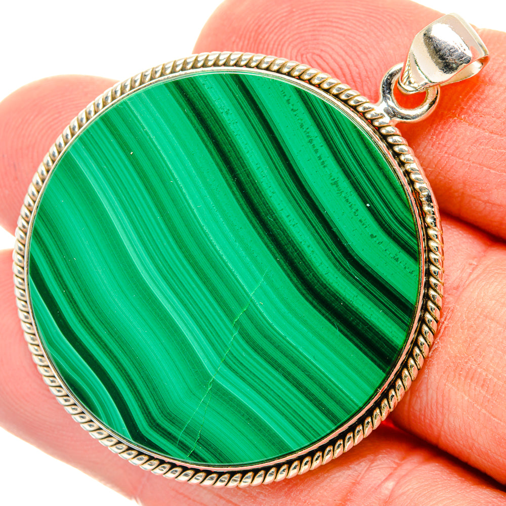 Malachite Pendants handcrafted by Anasilvercos - PD28715