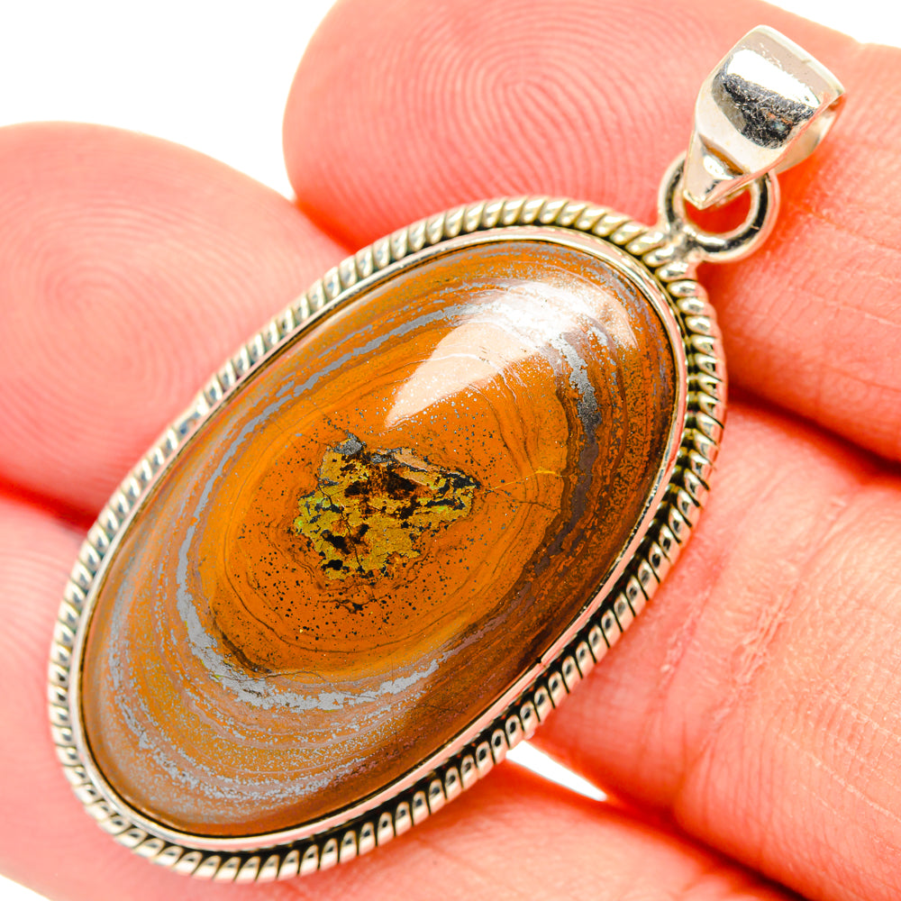 Tiger Iron Pendants handcrafted by Anasilvercos - PD28729