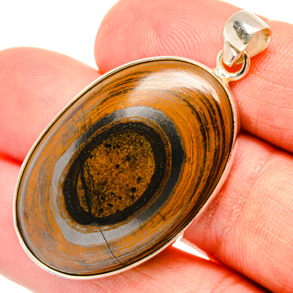 Tiger Iron Pendants handcrafted by Anasilvercos - PD28738