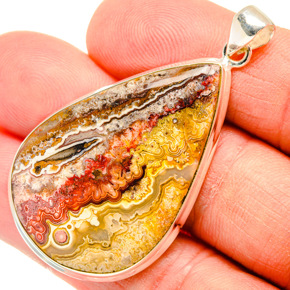 Ocean Jasper Pendants handcrafted by Anasilvercos - PD28742