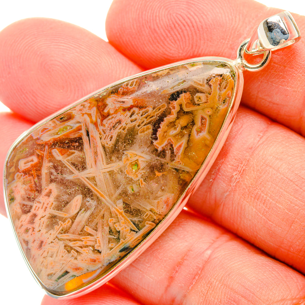 Turkish Tube Agate Pendants handcrafted by Anasilvercos - PD28749
