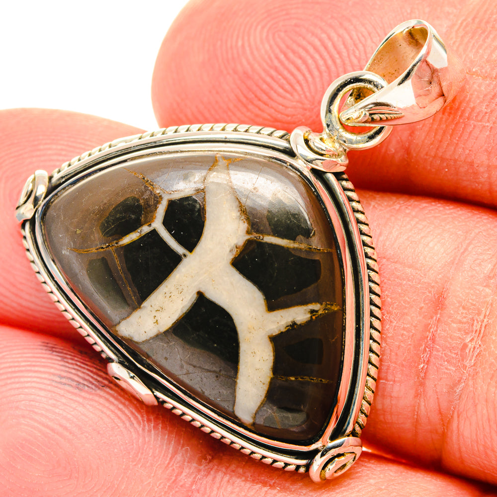 Septarian Geode Pendants handcrafted by Anasilvercos - PD28756