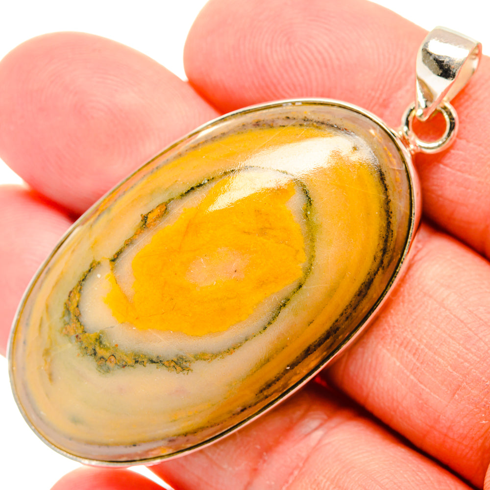 Bumble Bee Jasper Pendants handcrafted by Anasilvercos - PD28763