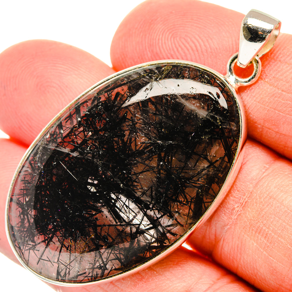 Tourmalinated Quartz Pendants handcrafted by Anasilvercos - PD28774