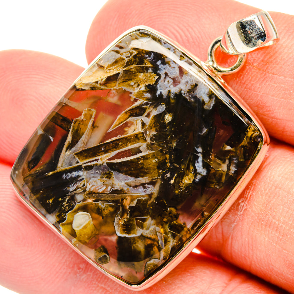Turkish Tube Agate Pendants handcrafted by Anasilvercos - PD28776
