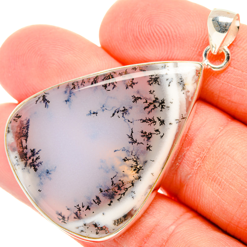 Dendritic Opal Pendants handcrafted by Anasilvercos - PD28779