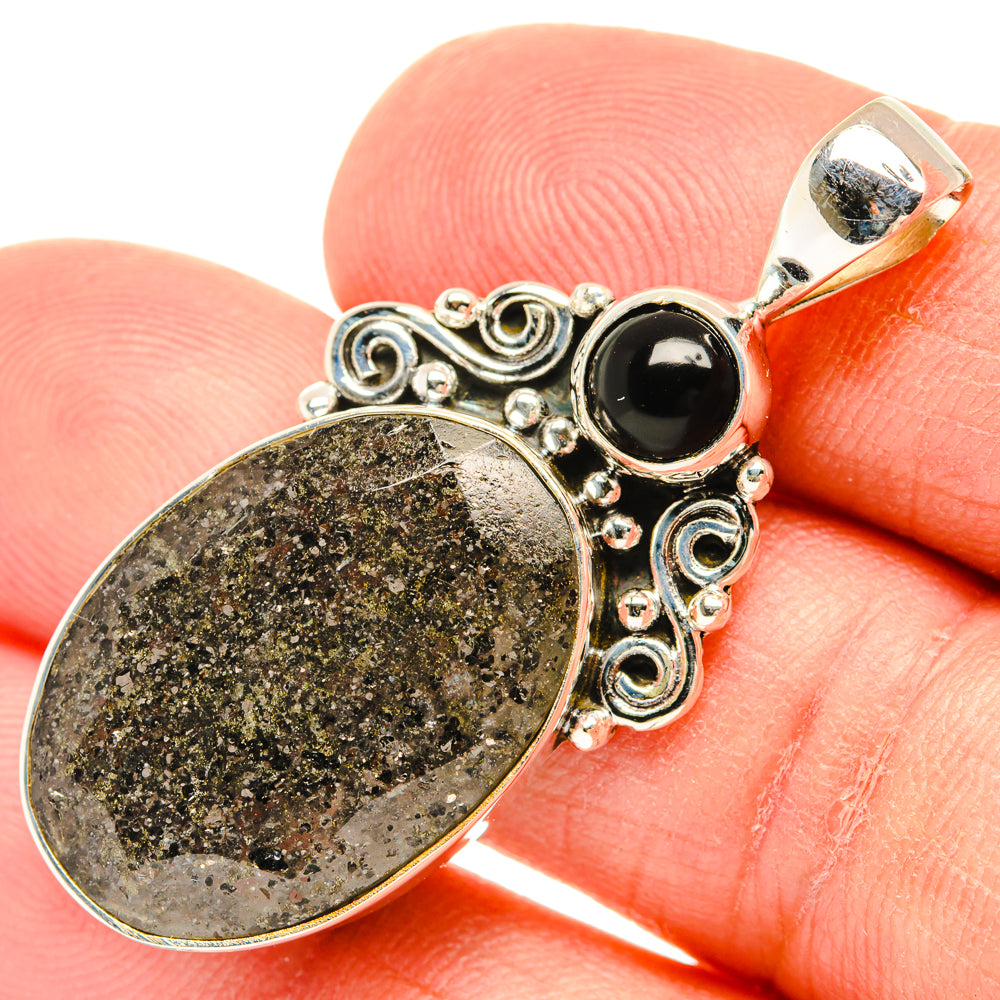 Tourmalinated Quartz Pendants handcrafted by Anasilvercos - PD28789