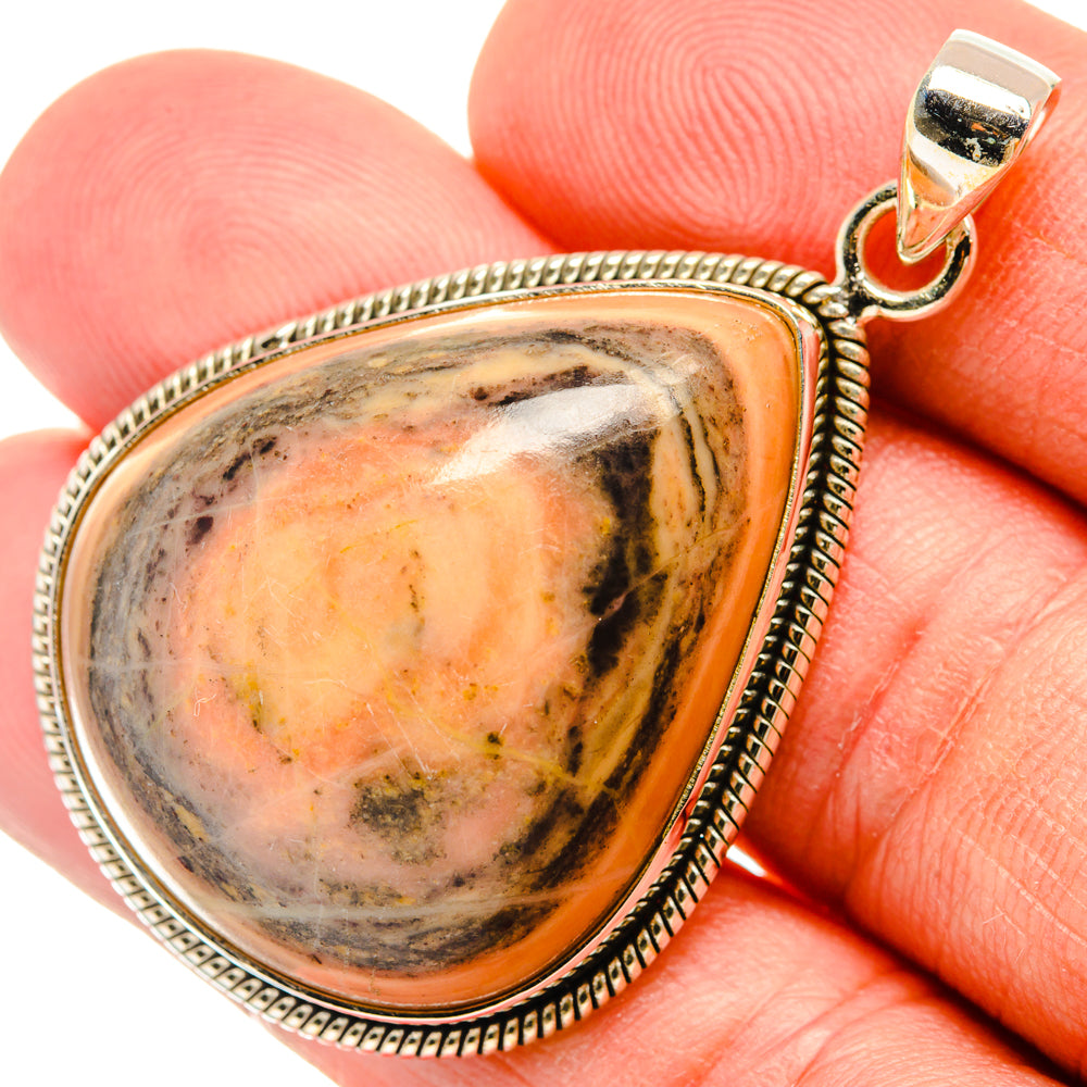 Bumble Bee Jasper Pendants handcrafted by Anasilvercos - PD28840