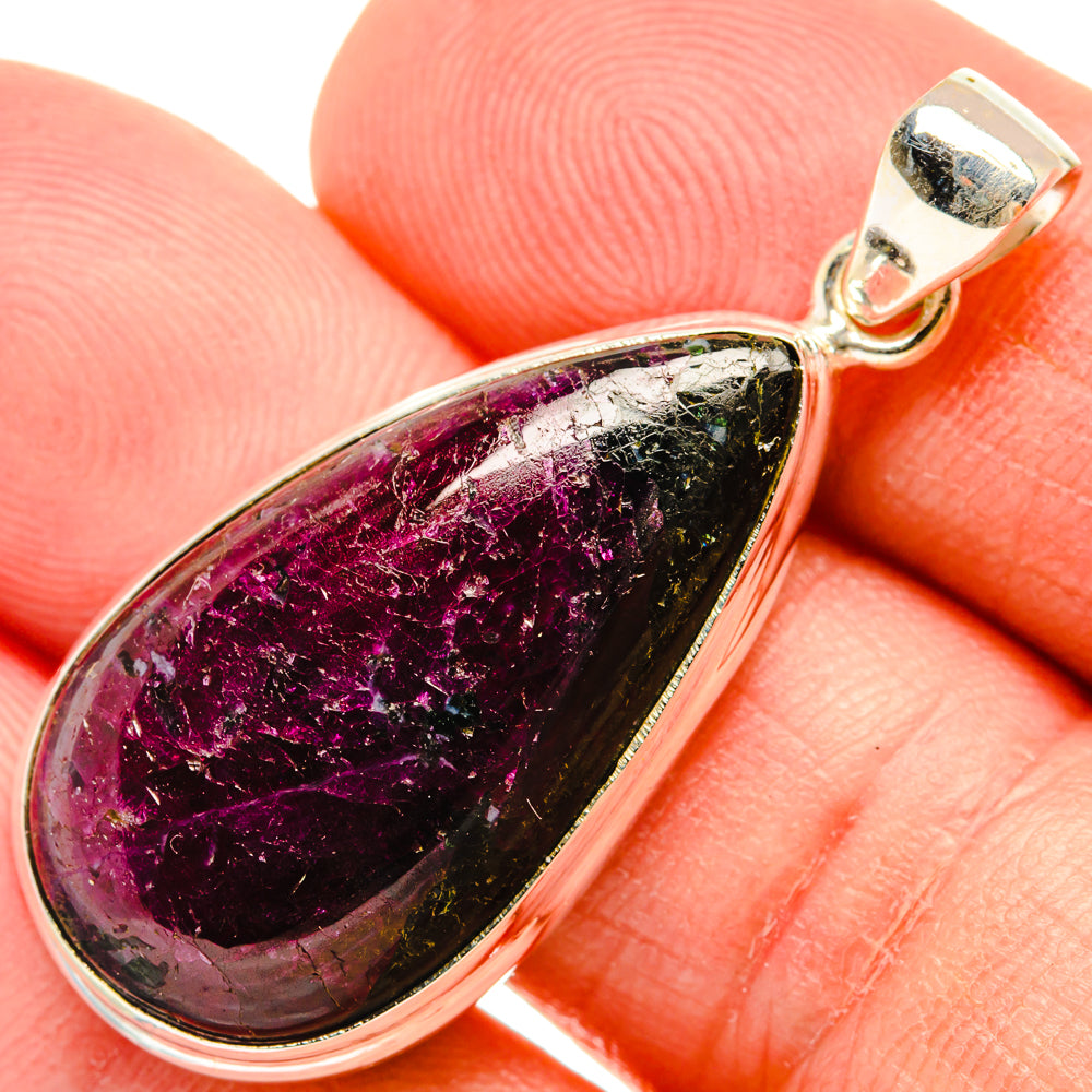 Russian Eudialyte Pendants handcrafted by Anasilvercos - PD28846