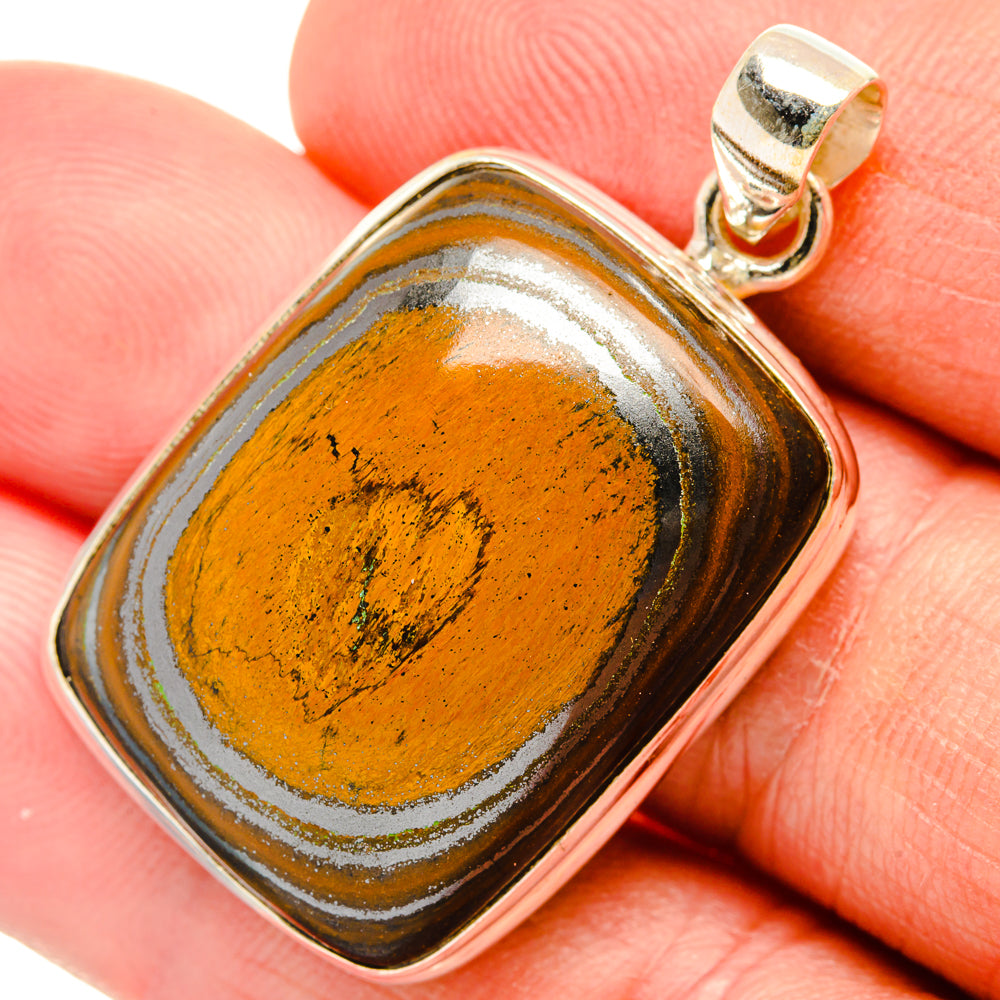 Tiger Iron Pendants handcrafted by Anasilvercos - PD28852