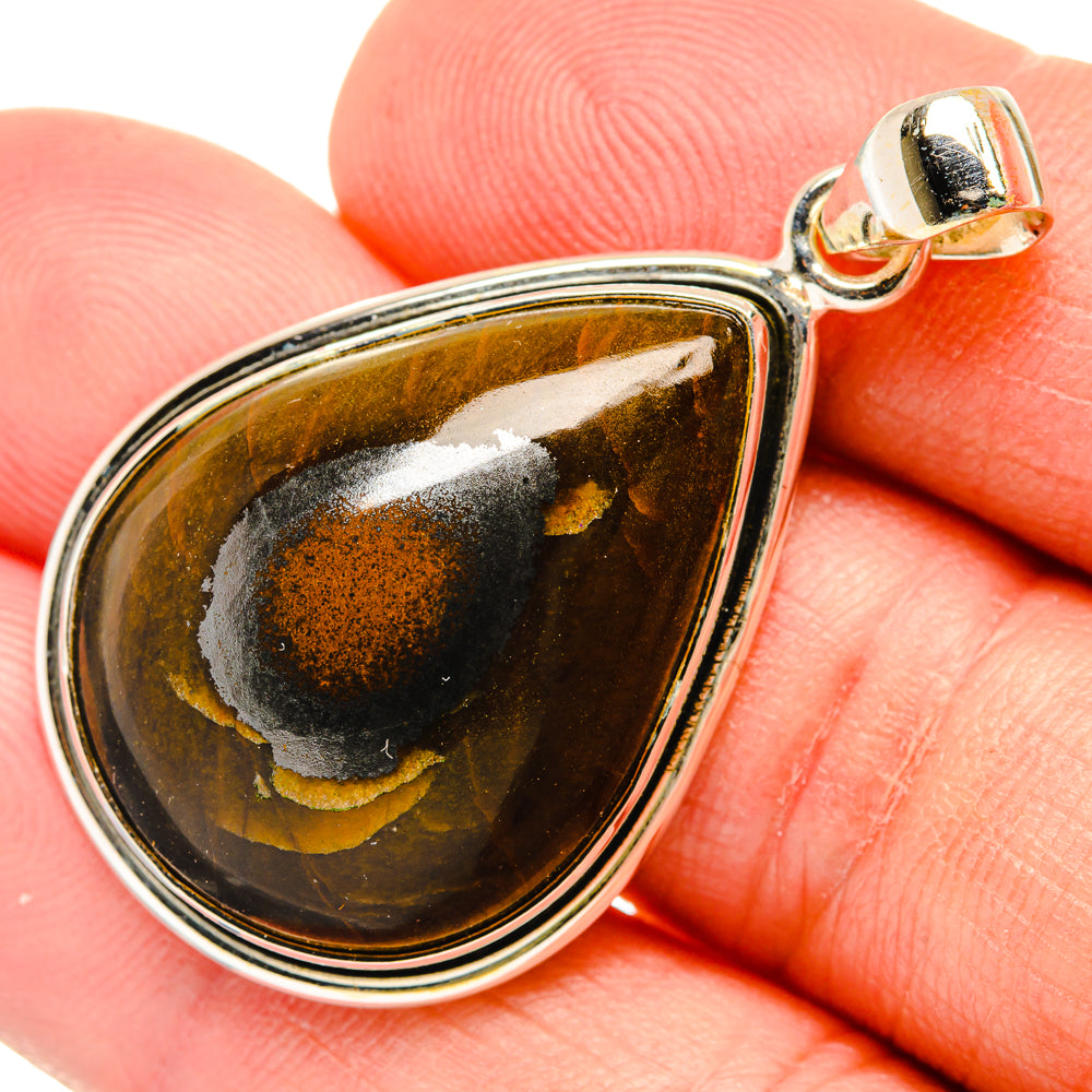 Tiger Iron Pendants handcrafted by Anasilvercos - PD28858