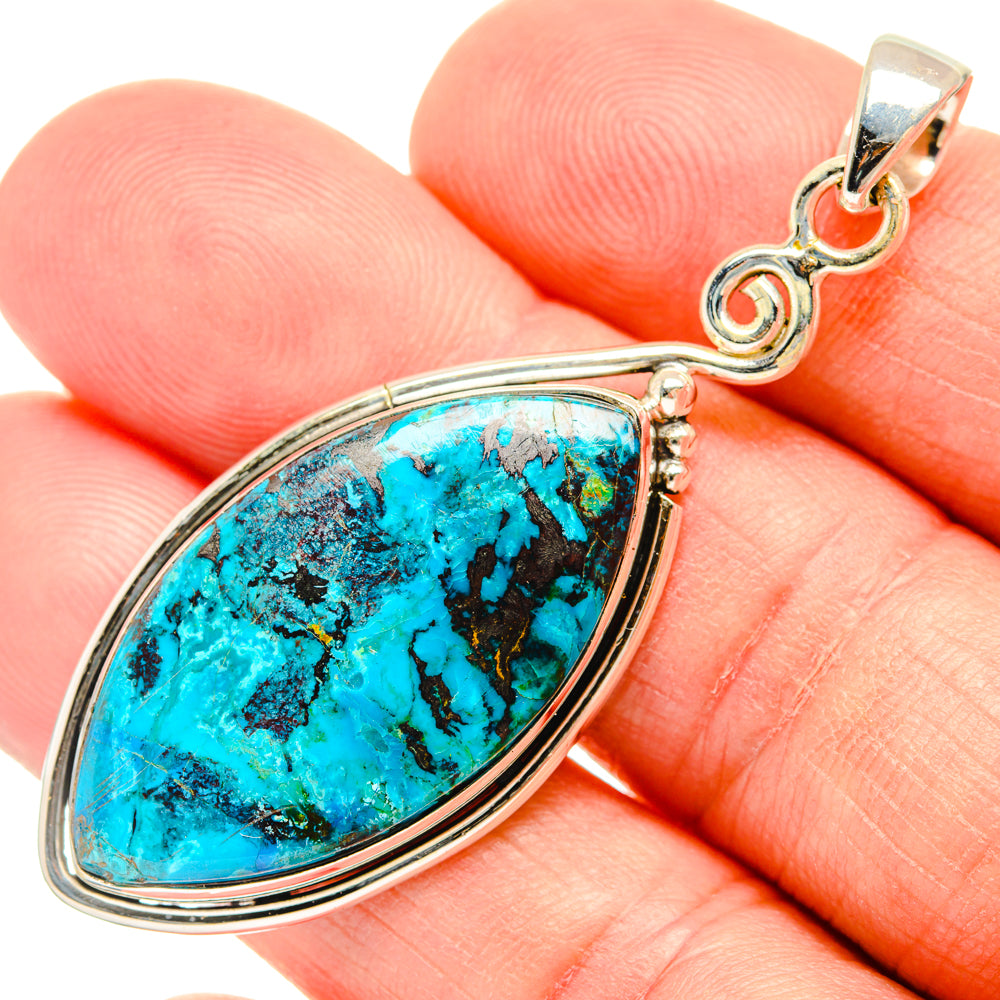 Shattuckite Pendants handcrafted by Anasilvercos - PD28891