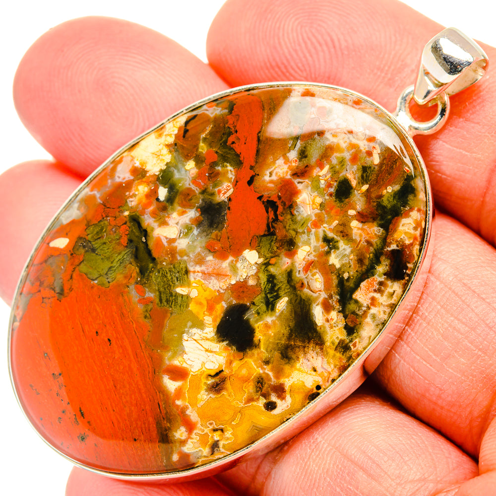 Ocean Jasper Pendants handcrafted by Anasilvercos - PD28896