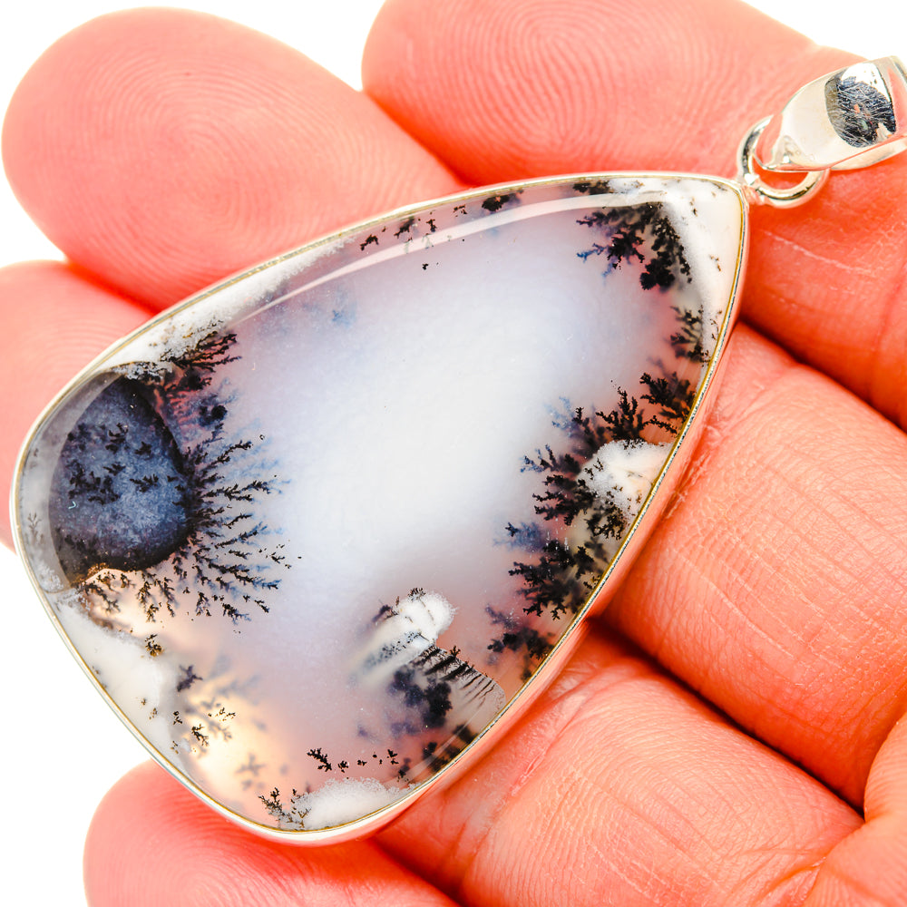 Dendritic Opal Pendants handcrafted by Anasilvercos - PD28905