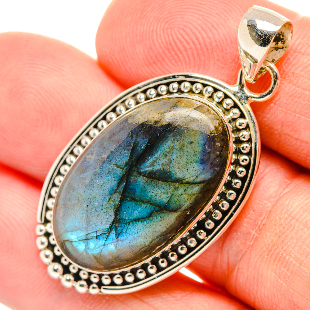 Labradorite Pendants handcrafted by Anasilvercos - PD28945