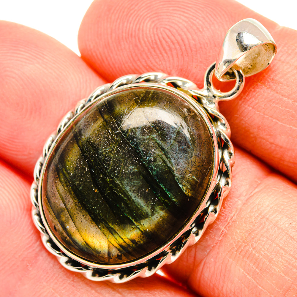 Labradorite Pendants handcrafted by Anasilvercos - PD28949
