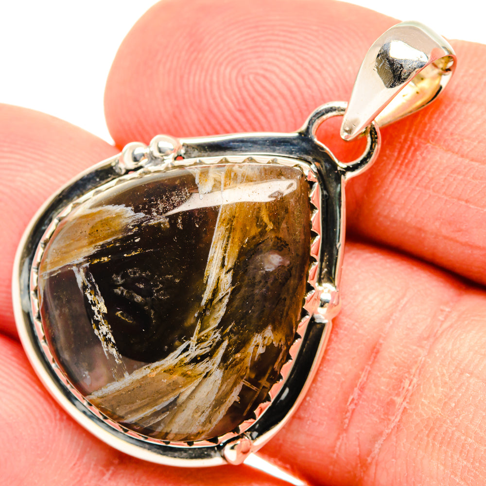 Turkish Tube Agate Pendants handcrafted by Anasilvercos - PD29007