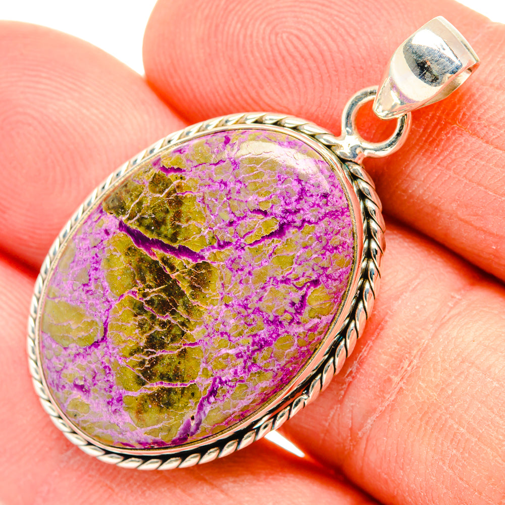Stichtite Pendants handcrafted by Anasilvercos - PD29024