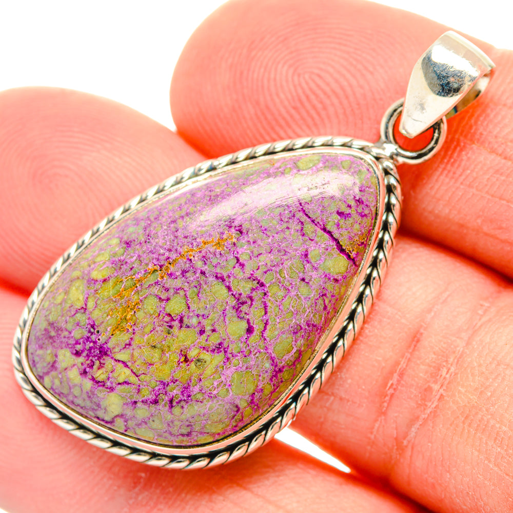 Stichtite Pendants handcrafted by Anasilvercos - PD29026