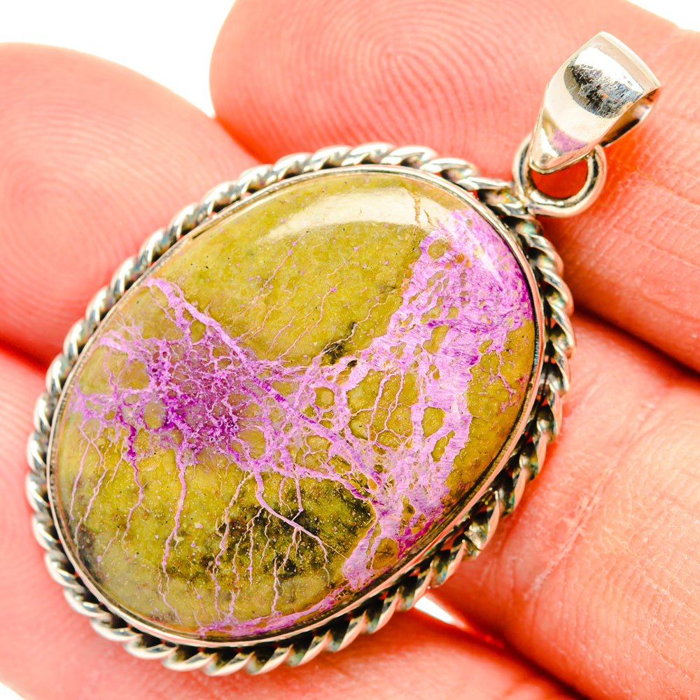 Stichtite Pendants handcrafted by Anasilvercos - PD29032