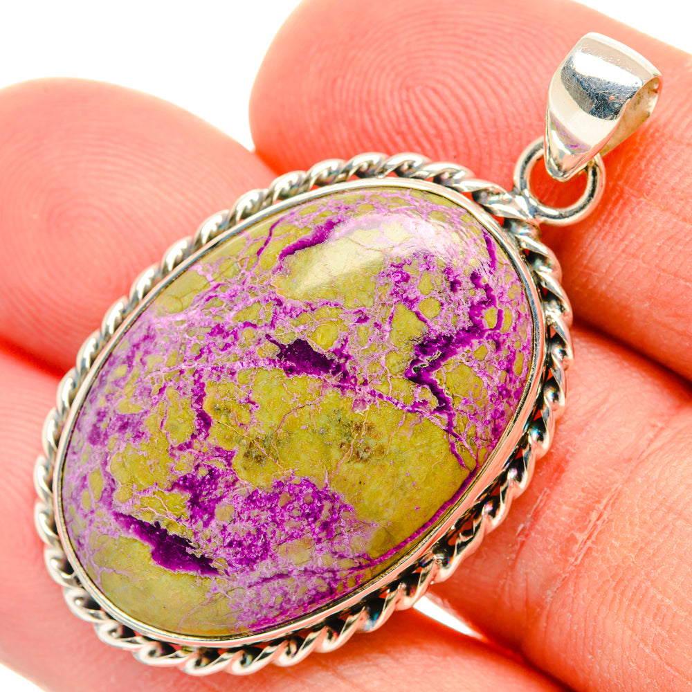 Stichtite Pendants handcrafted by Anasilvercos - PD29075